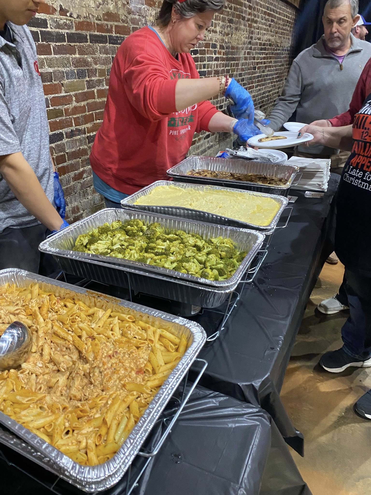 LifeSource Christmas party food service for the community